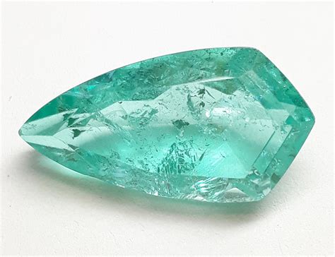 Stunning Natural Crystal Aquamarine Drop Quartz Faceted Etsy