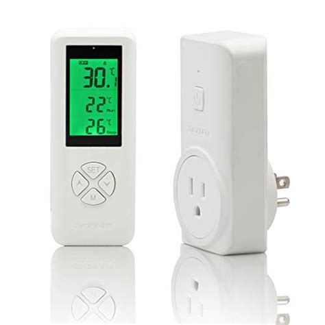 Digiten Wireless Temperature Controlled Outlet Digital Plug In