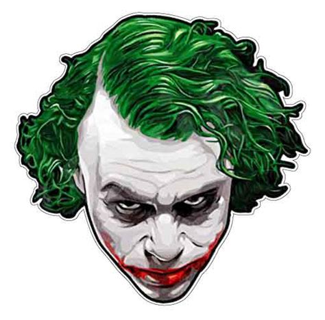 Joker Face The Dark Knight Movie Vinyl Sticker Vinyl Decal AG Design
