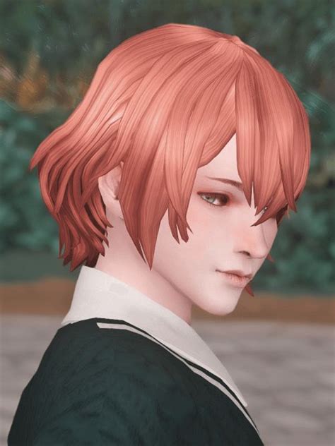 Amao Odayaka Male Anime Style Hair For The Sims 4 Sims 4 Hair Male