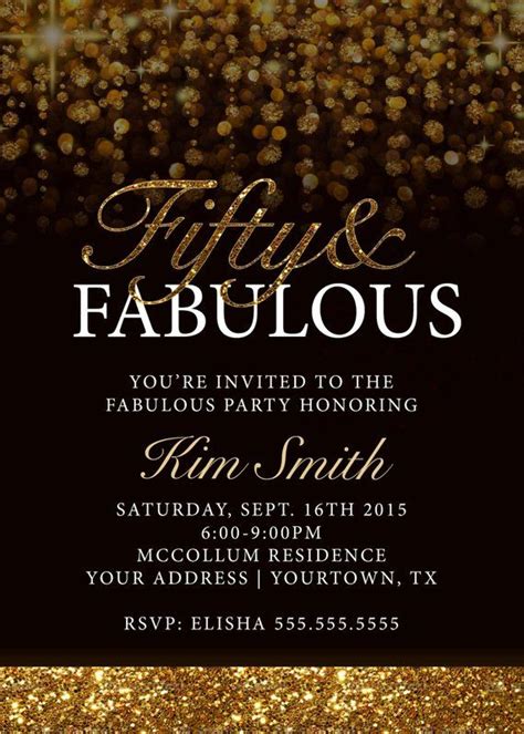 50 And Fabulous Invitation Templates Free Printable Templates