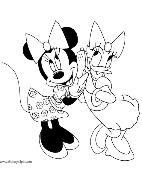 Mickey Mouse Friends Coloring Pages 4 Disneyclips Com
