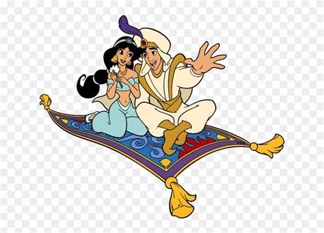 Download Hd Aladdin And Jasmine On Magic Carpet Clipart The Magic