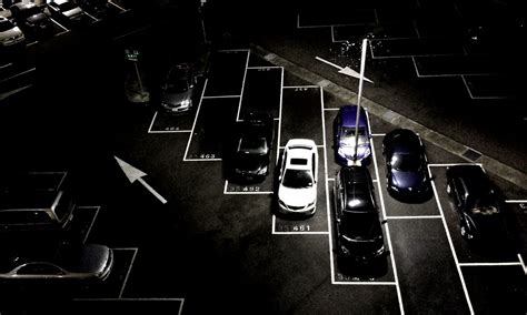 Parking Lot At Night David Chu Flickr