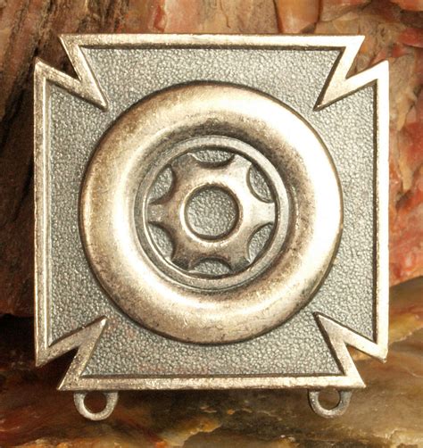 Ww2 Sterling Silver Us Army Driver Mechanic Qualification Badge Pin By
