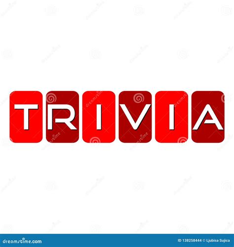 Trivia Icon Logo Or Sign Stock Vector Illustration Of Trivia 138258444