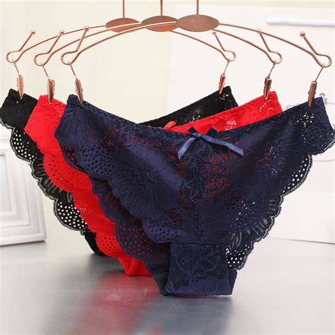 Low Waist Hollow Bow Panties Pack Snazzyway