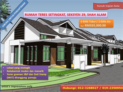 Start planning for shah alam. Ejen Hartanah Bumiputra ~ Rumah Untuk Dijual: TERES 1 ...