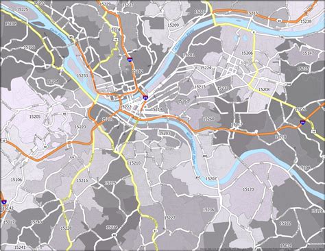 Pittsburgh Zip Code Map Gis Geography