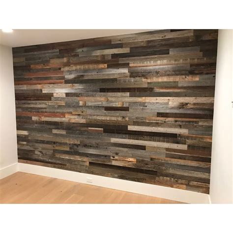 Plankandmill 3 Reclaimed Peel And Stick Solid Wood Wall Paneling