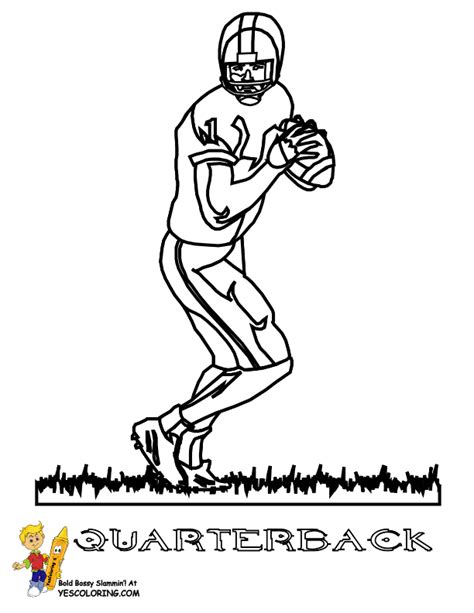 Facebook is showing information to help you better understand the purpose of a page. Gutsy American Football Coloring Pages | Quarterback ...