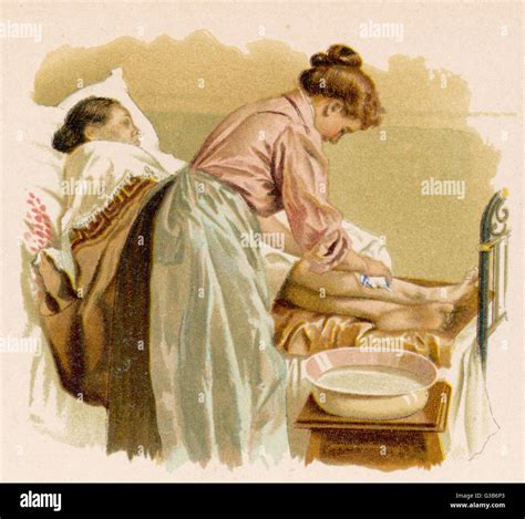 Nurse Bathing Patient Hi Res Stock Photography And Images Alamy