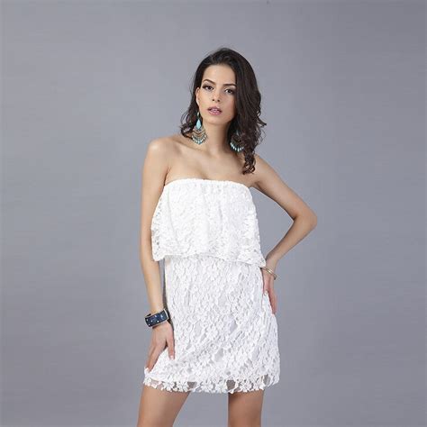 Drees Explosion Of European And American Women Sexy Lace Collar Wrapped