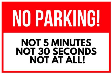 No Parking Sign Board Template Postermywall 60 Off