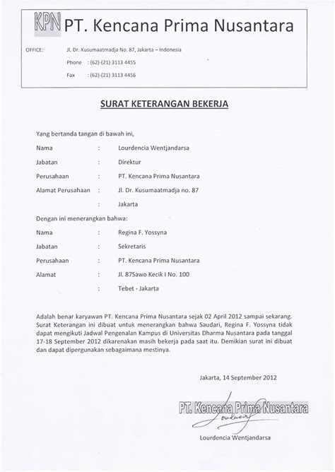 Jabatan kerja raya daerah kuala muda dan sik: 16 Contoh Surat Keterangan Kerja Untuk Visa, Bank, KPR, dan Kuliah - Contoh Surat