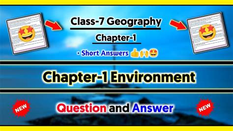 Class 7 Geography Chapter 1 Question Answer Ch 1 Environment Ncert