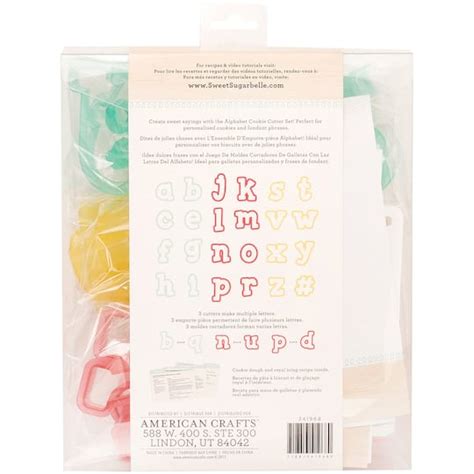 Sweet Sugarbelle® Alphabet Cookie Cutter Set Cookie Cutters Michaels