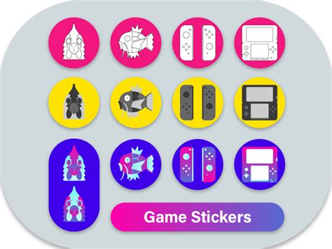 Game Stickers By Cj B Alcantara On Dribbble
