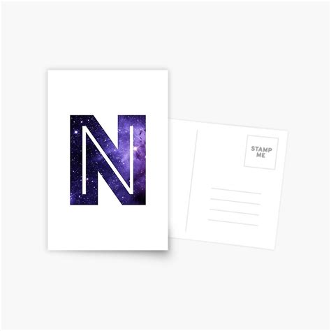 The Letter N Space Postcard For Sale By Alphamike Redbubble