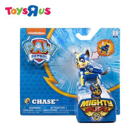 Paw Patrol Hero Pup Mighty Pups Light Up Badge And Paws Chase Toys R Us
