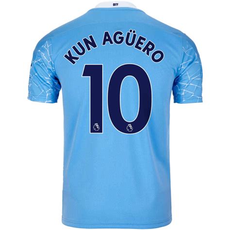 202021 Sergio Aguero Manchester City Home Jersey Soccerpro