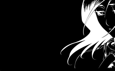 Wallpaper Bleach Kuchiki Rukia Black Dark Anime Vectors 1440x900