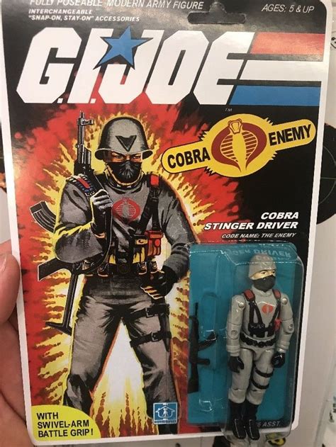 Gi Joe Cobra 1984 Cobra Stinger Driver Og Original Figure C95