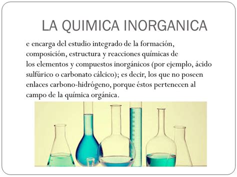 Quimica Inorganica Y Sus Aportes A La Humanidad