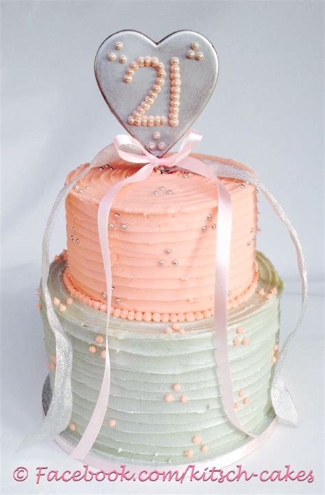 My sister to me to look up a wedding cake icing. Beautiful 21st buttercream birthday cake by Sarah at ...