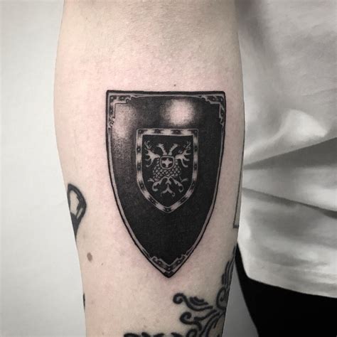 shield tattoos for men