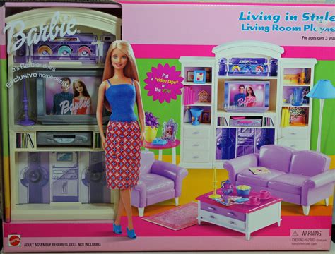 2002 Living In Style Barbie Living Room Playset Sell4value