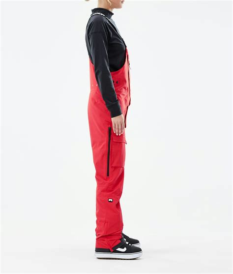 montec fawk w 2021 women s snowboard pants red