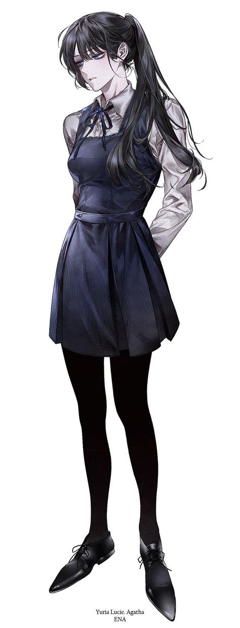 Unie 에 있는 Tun💧님의 핀 애니메이션 아트 소녀 캐릭터 초상화 귀여운 아니메 소녀