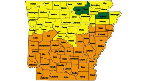 7 North Central Arkansas Counties Lift Burn Ban Baxter County Ban