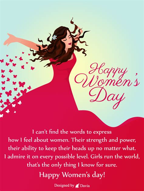 red dress international women s day cards birthday and greeting cards by davia happy womens