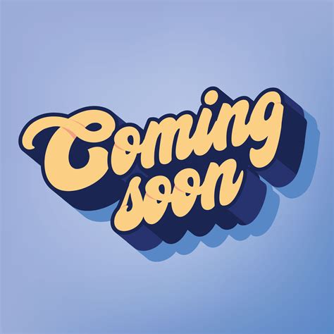 Coming Soon Typography Vector Design 621840 Vector Art At Vecteezy