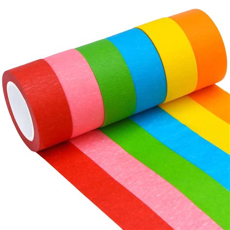 Buy Gejoy 12 Pieces Colored Masking Tape Painters Tape For Holiday