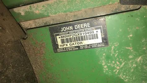 How To Read A John Deere Gator Serial Number Complete Guide 2023