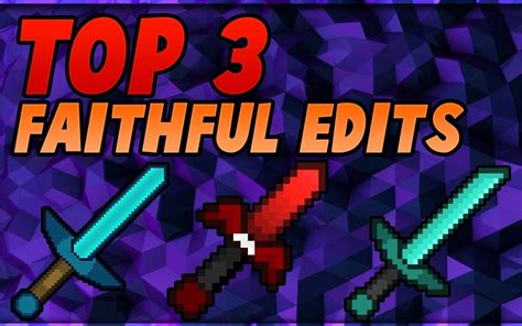 Top 3 Faithful Minecraft Pvp Texture Packs Fps Boost No Lag Max Fps 17