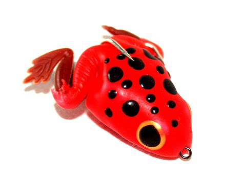 Speed Lures Topwater Soft Frog With Realistic Legs Dark Red 3cm 4g