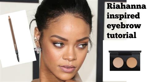 Rihanna Inspired Dramatic Eyebrow Tutorial Youtube