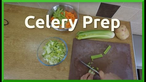 How To Prepare Celery Fast Youtube