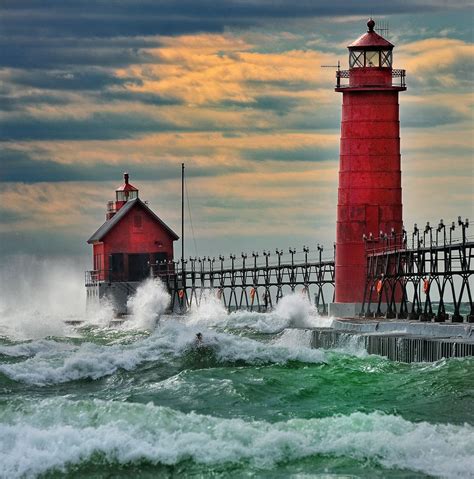 Travelingcolors Beautiful Lighthouse Grand Haven Lighthouse Pictures
