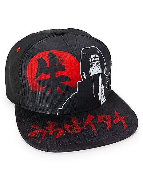 Itachi Snapback Hat Naruto Shippudden Spencers