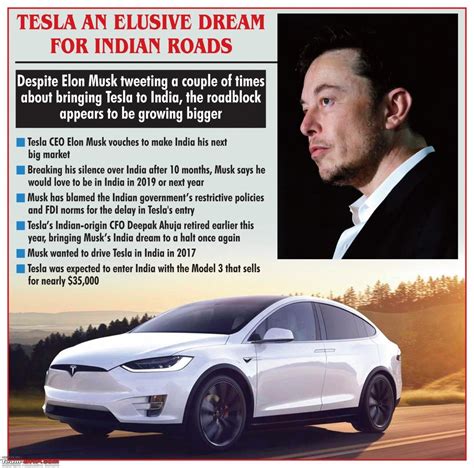 Elon musk give the signs of launching tesla car in india soon. Tesla electric cars in India by 2020, says Elon Musk ...