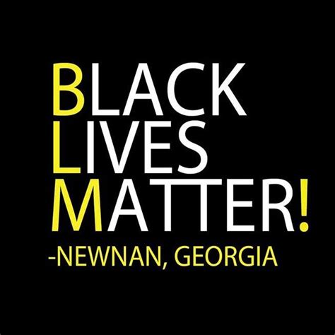Black Lives Matter Newnan Ga