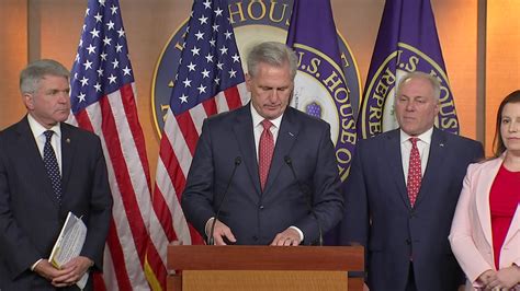 House Republican Leaders Hold A Press Briefing Leadership House