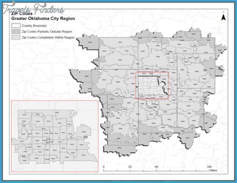 Oklahoma Metro Map Travelsfinderscom