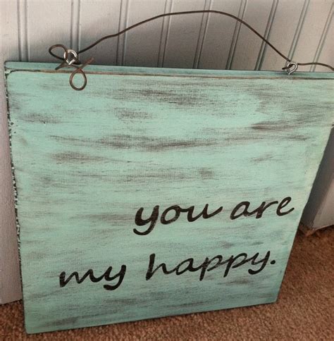 Hand Painted Happy Sign