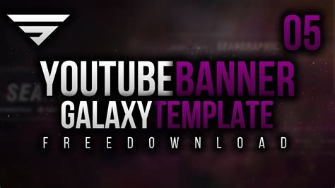 Galaxy Youtube Banner Template Free Download Youtube